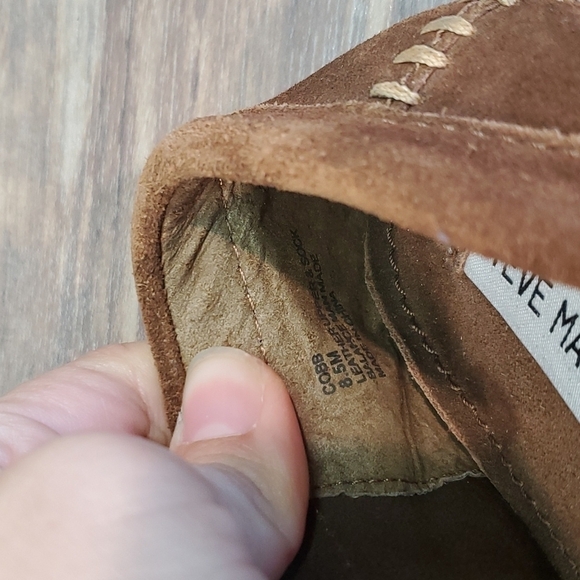 Steve Madden Women Suede Boho Loafer Flats shoes sz 8.5M - Picture 11 of 12